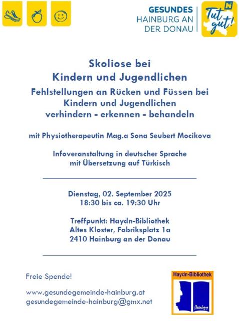 Skoliose bei Kindern 02.09.2025