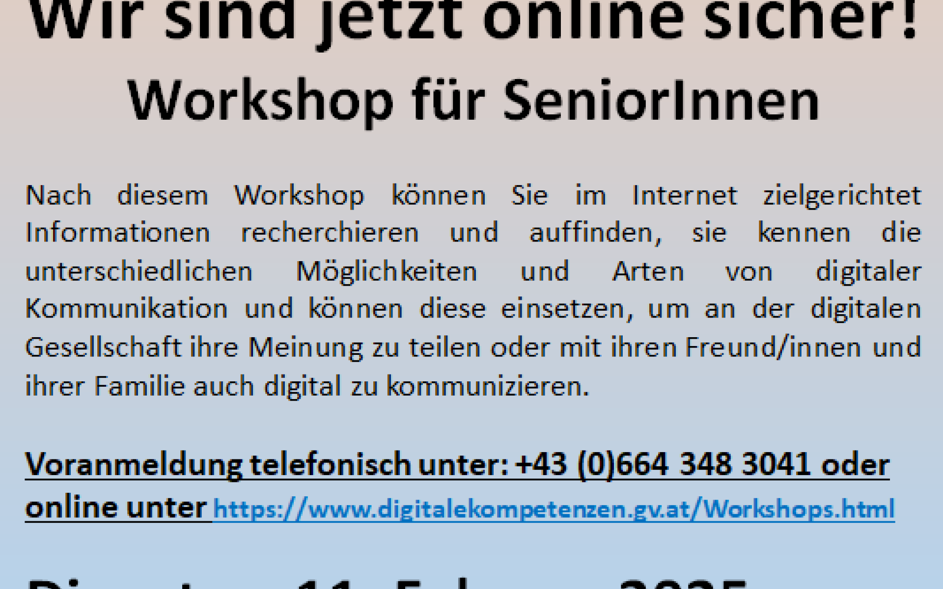 Überall Digital Workshop Senioren