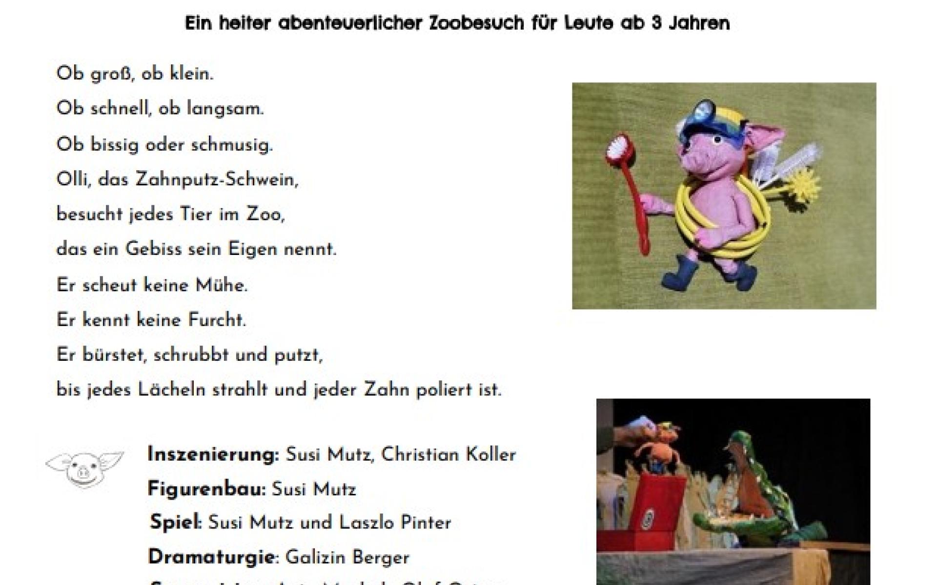 Olli das Zahnputzschwein