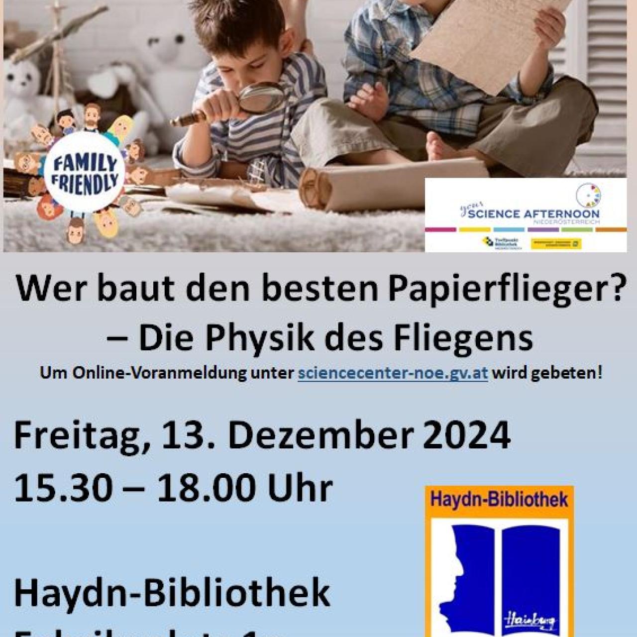 Papierflieger 13.12.2024