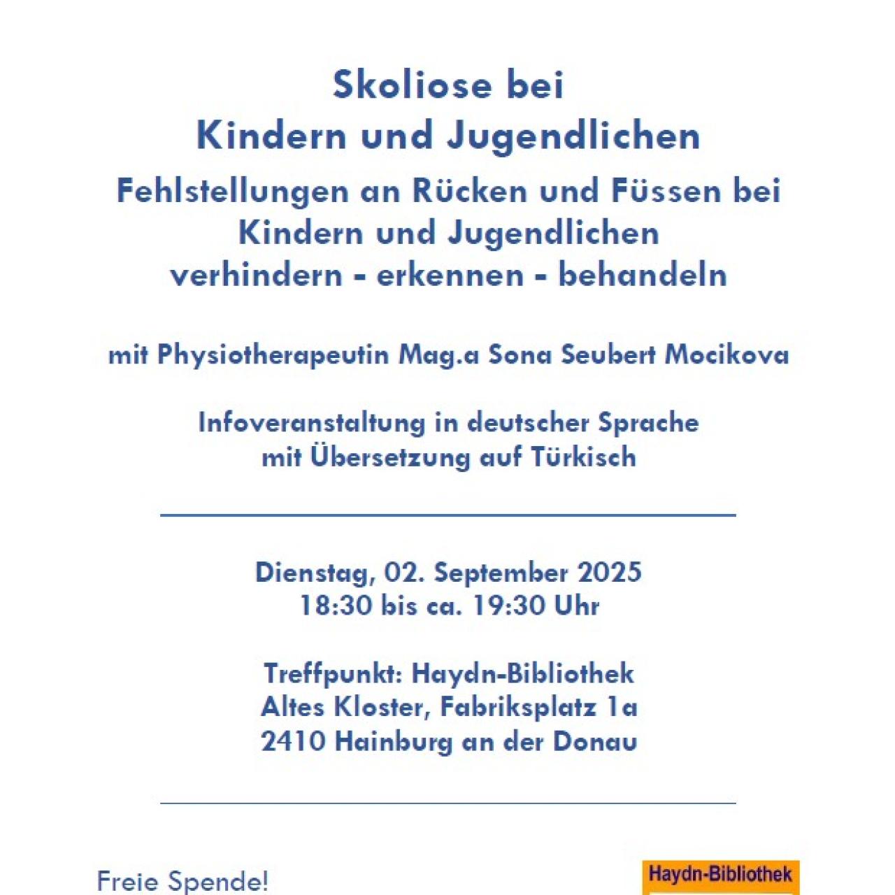 Skoliose bei Kindern 02.09.2025