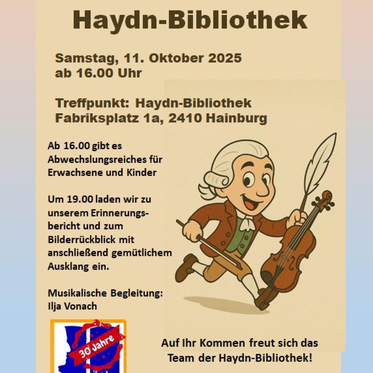30 Jahre Haydn-Bibliothek